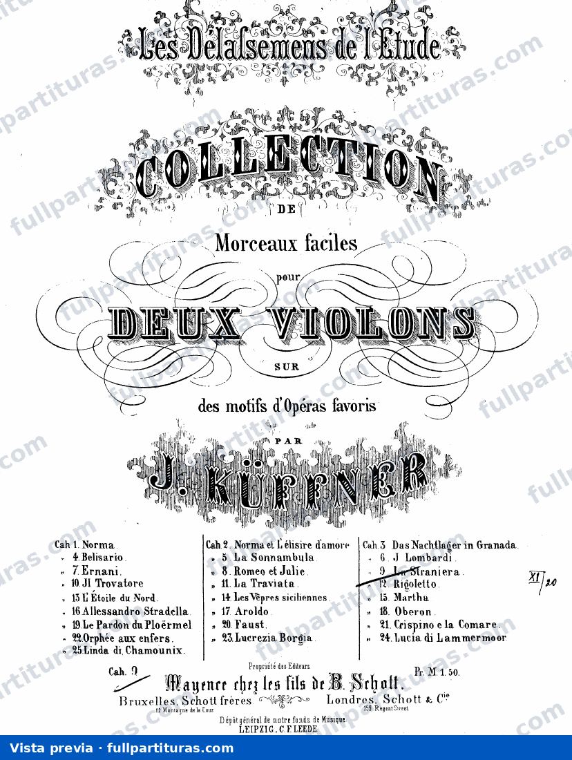 Les delassemens de l'etude: ViolÃ­n 1 (2) — preview