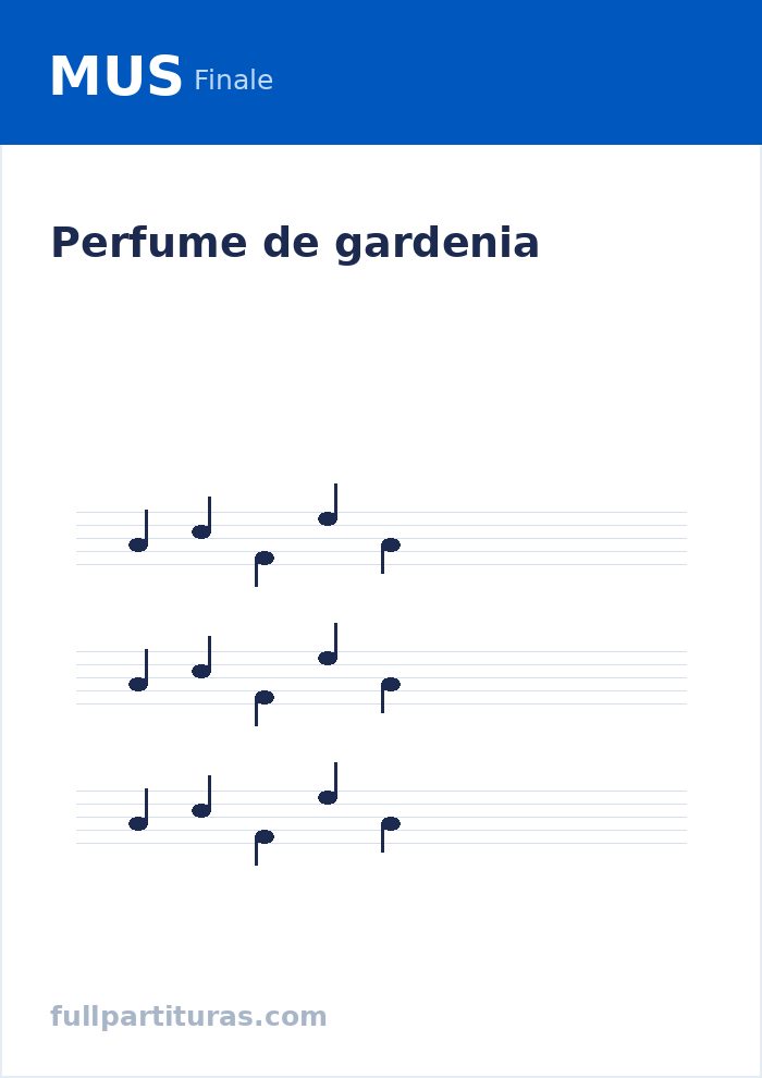 Perfume de gardenia — anteprima