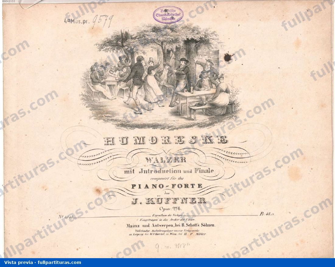 3 Duos for 2 Violins, Op.143: Humoreske, Op.276 — preview