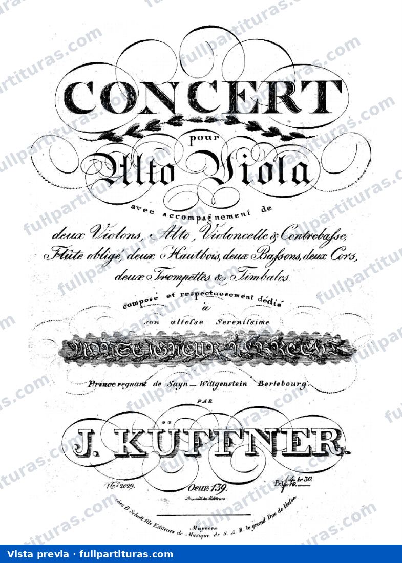 Sonata for Piano and Guitar, Op.42: Viola Concerto in A major, Op.139 — preview
