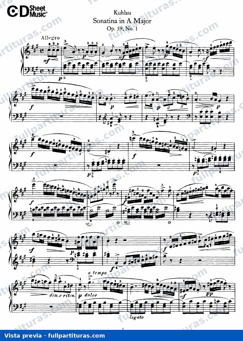 3 Sonatinas, Op.59 — preview