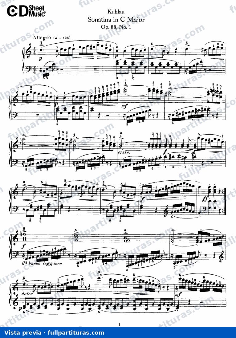 4 Sonatinas, Op.88 — Vorschau