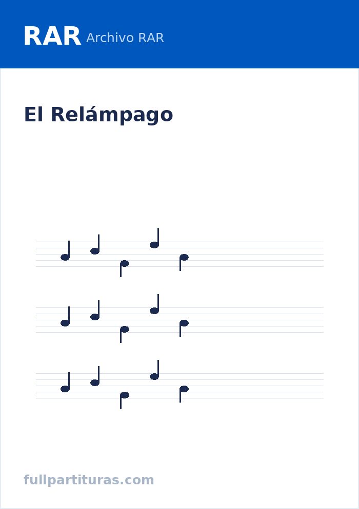 El Relámpago — anteprima