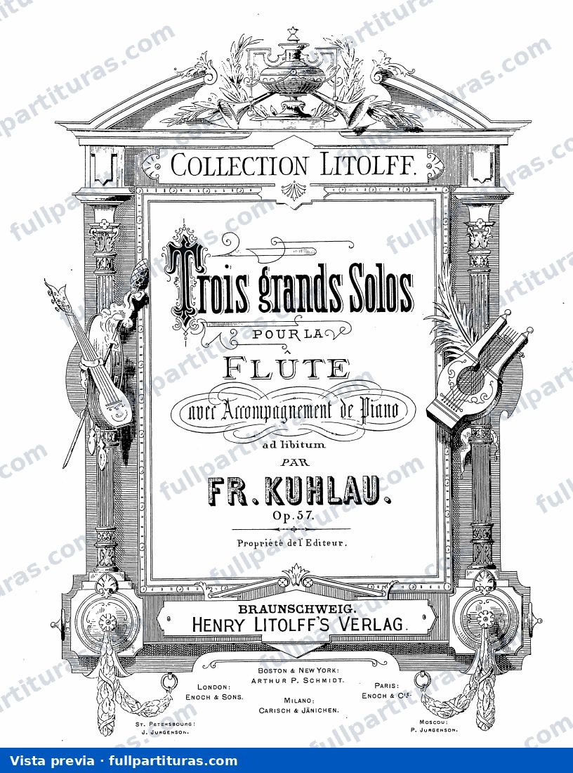 3 Grandes solos Op. 57 — preview