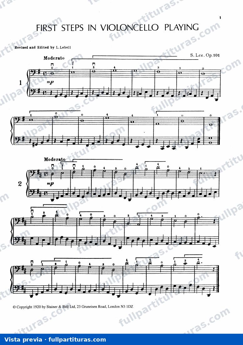 50 Estudios, Primeros Pasos, Op.101 — preview