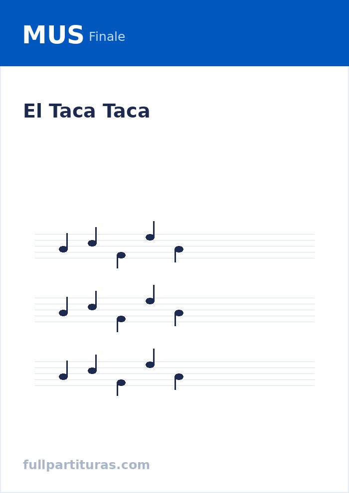 El Taca Taca — preview
