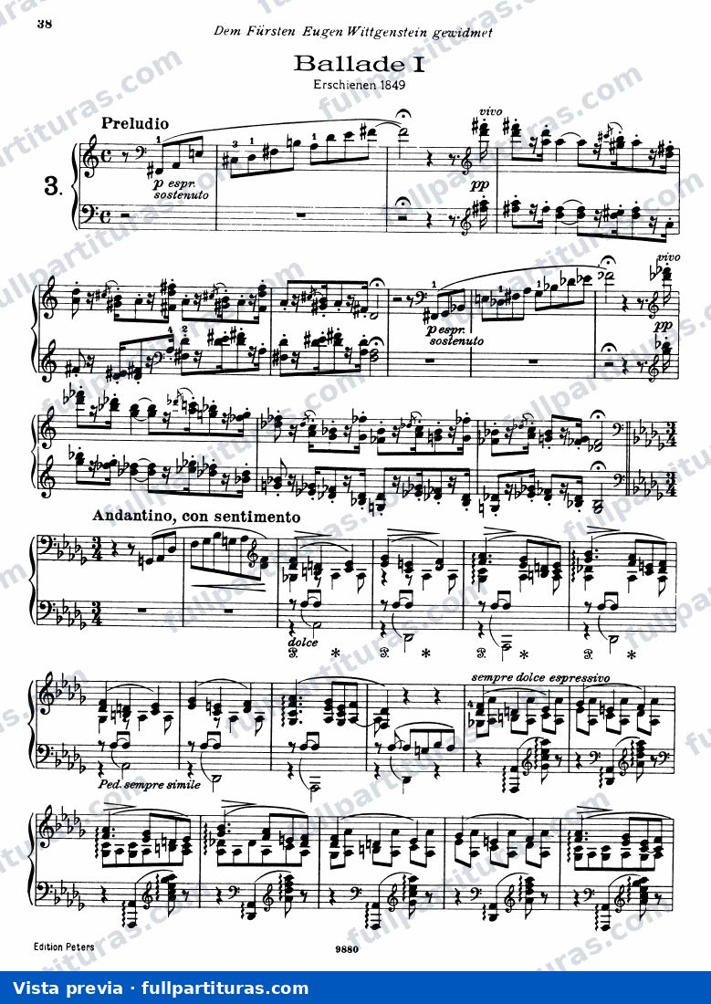 Caprices Poétiques: Ballade Nº 1 — preview