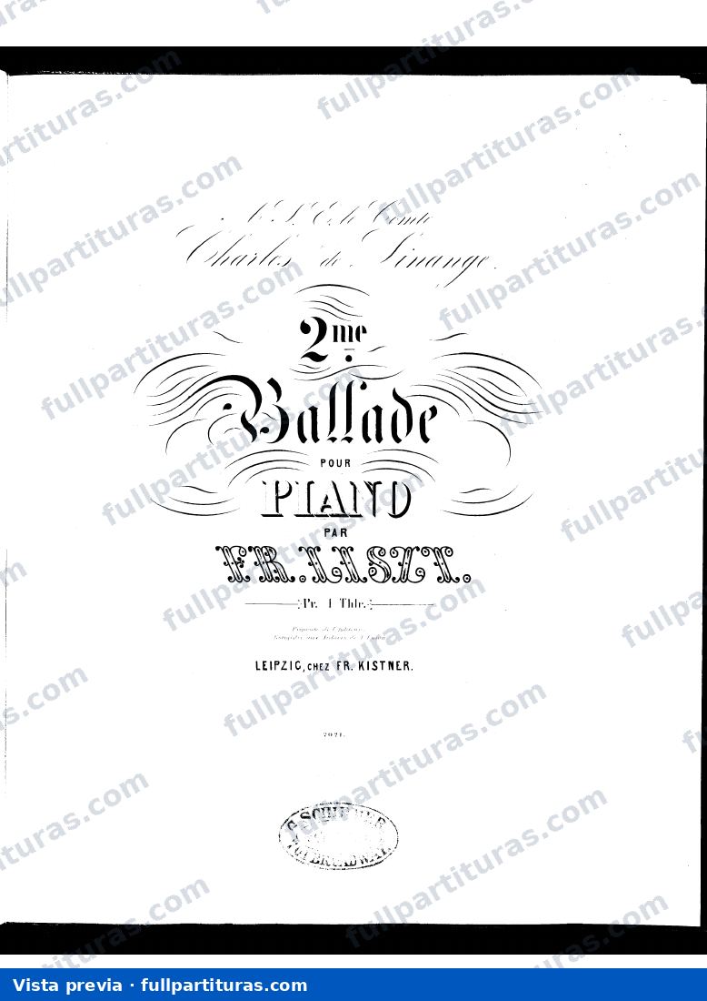 Ballade Nº 2 — preview