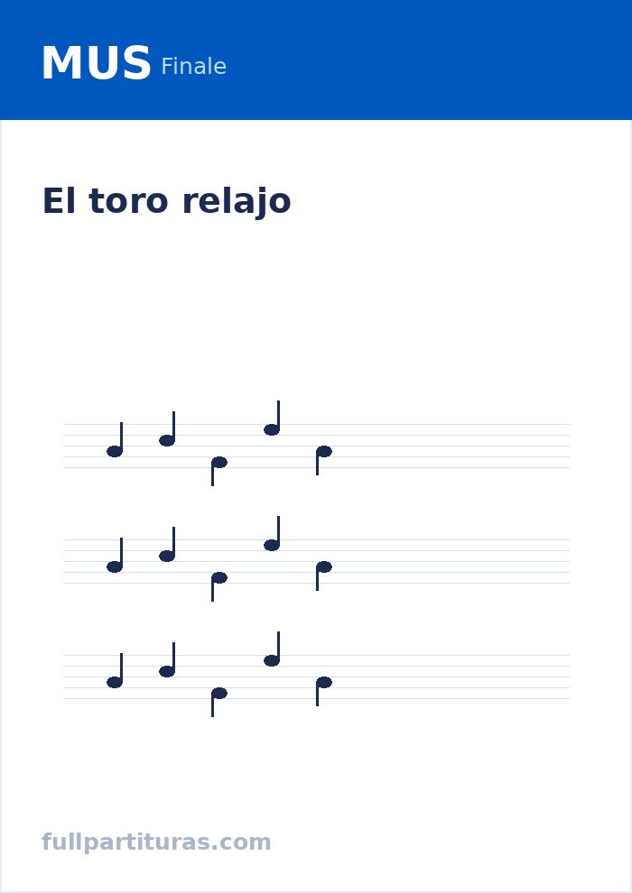 El toro relajo — предварительный просмотр