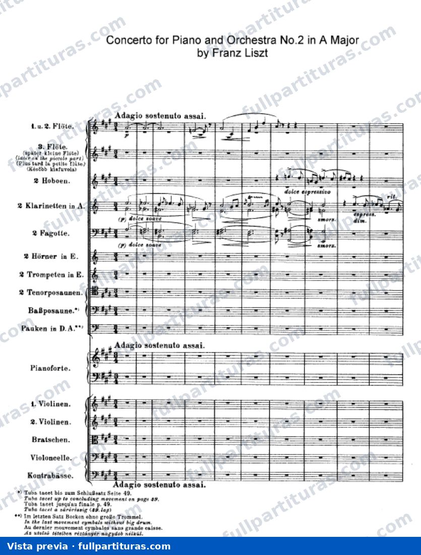 Concierto Nº 2 en La M — preview