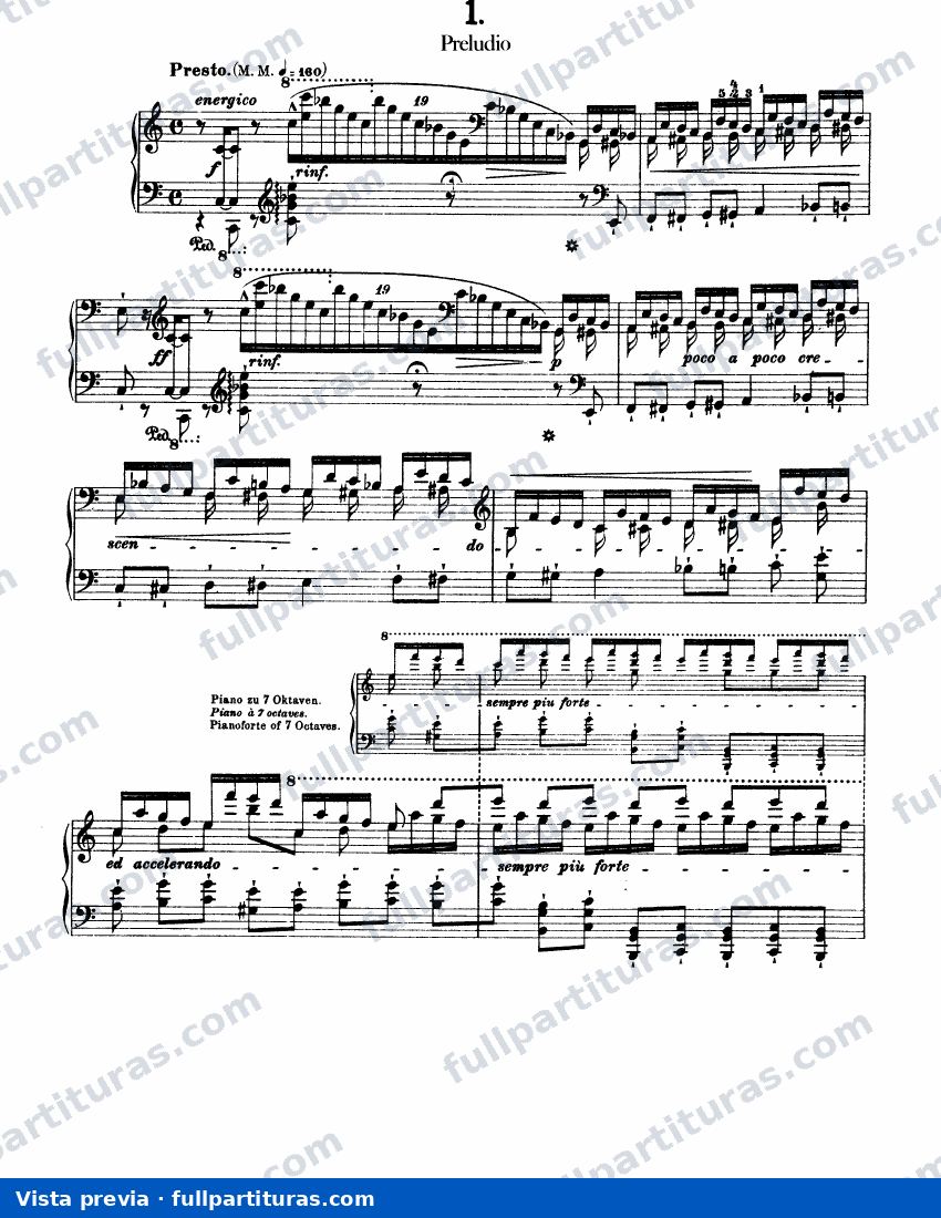 Estudios Trascendentales: Etudes d'execution transcendante No 1 (Prélude) — preview