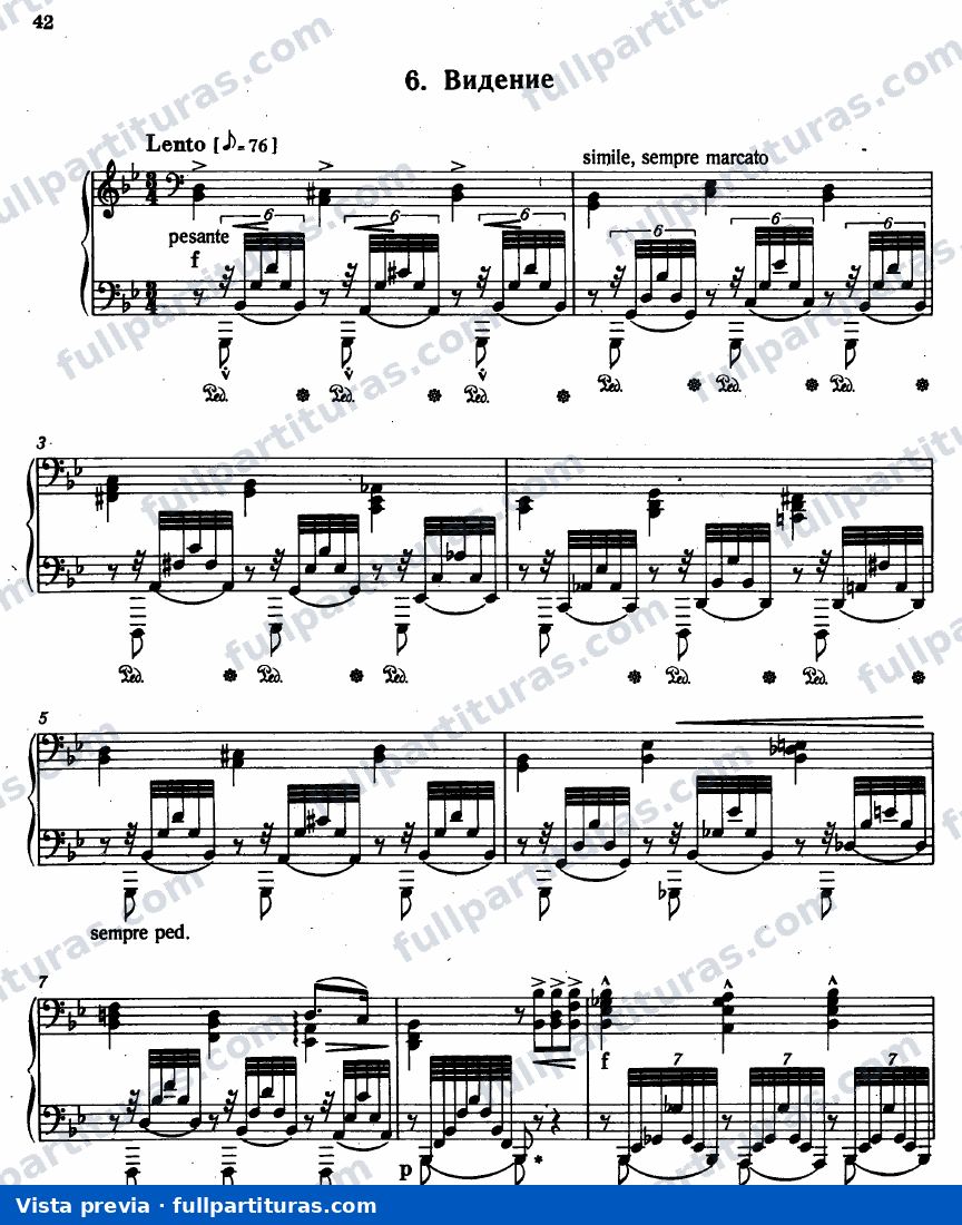 Estudios Trascendentales: Etudes d'execution transcendante No 6 (Vision) — preview