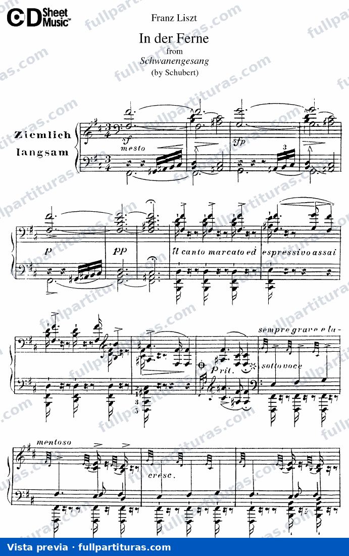 Schwanengesang: In der Ferne — preview