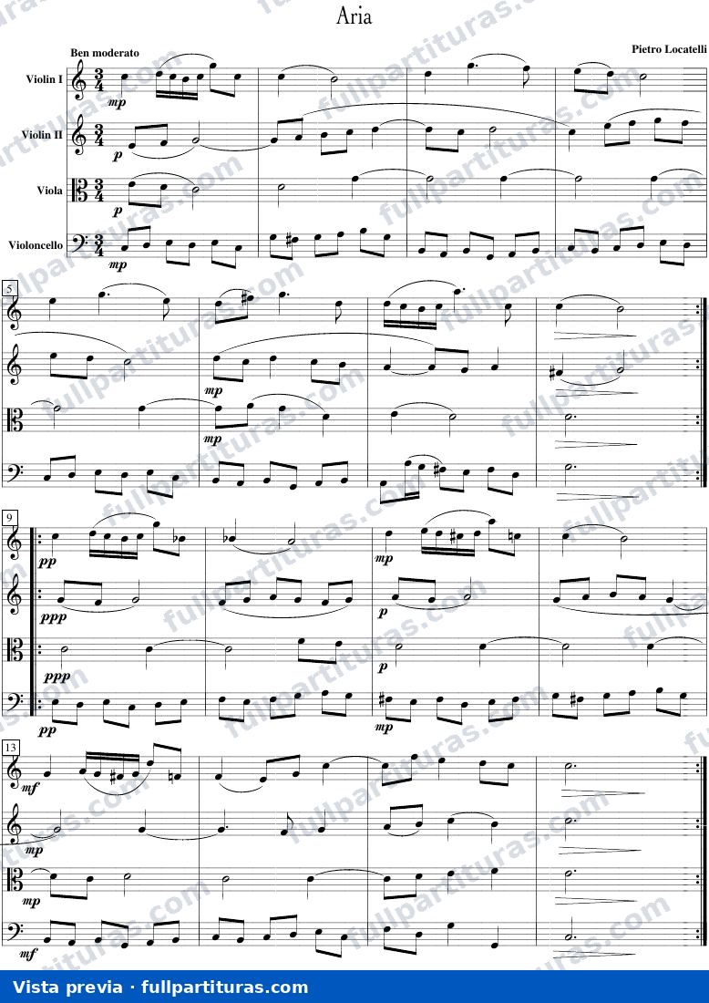 Aria para cuarteto — preview