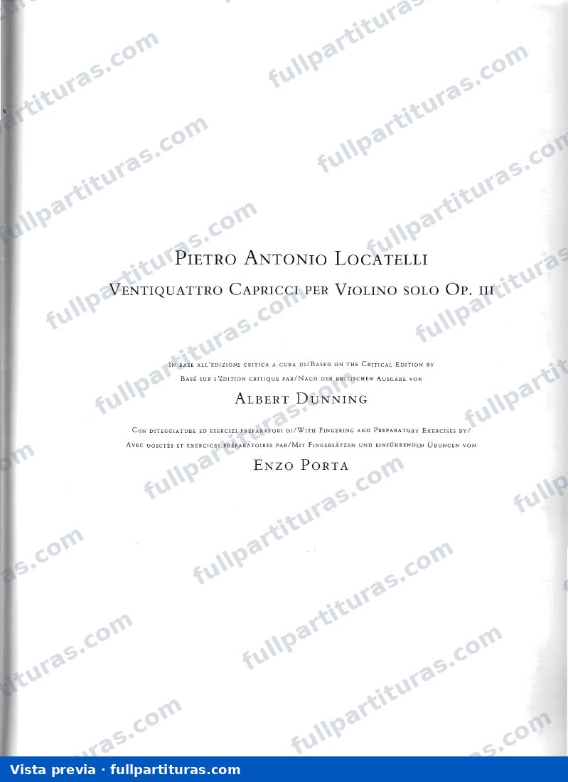 24 Capricci para violín — preview