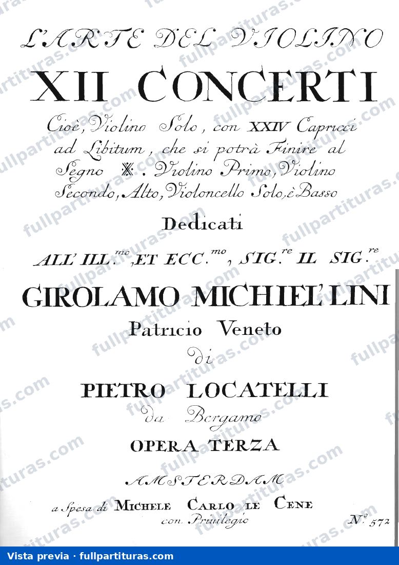 l'Arte del violino — preview