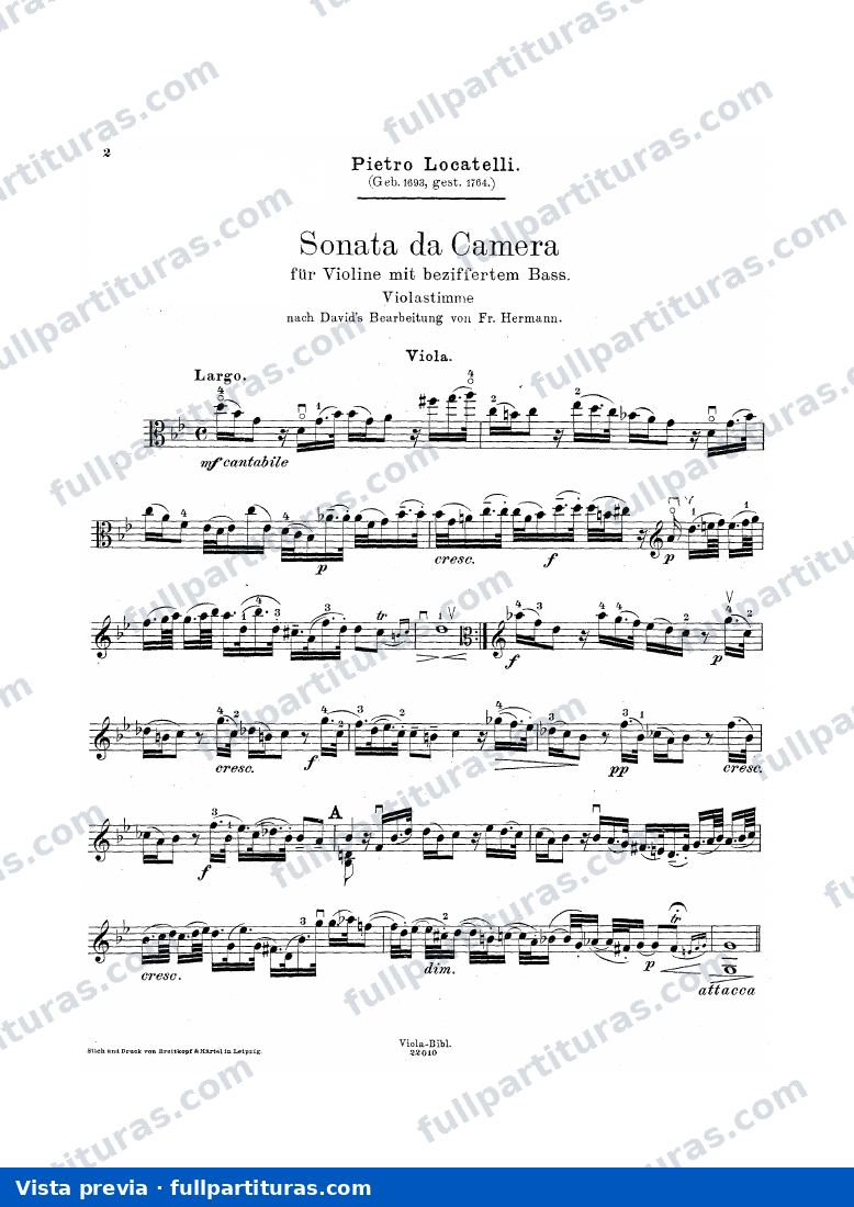 Sonata para Viola y Cémbalo — preview