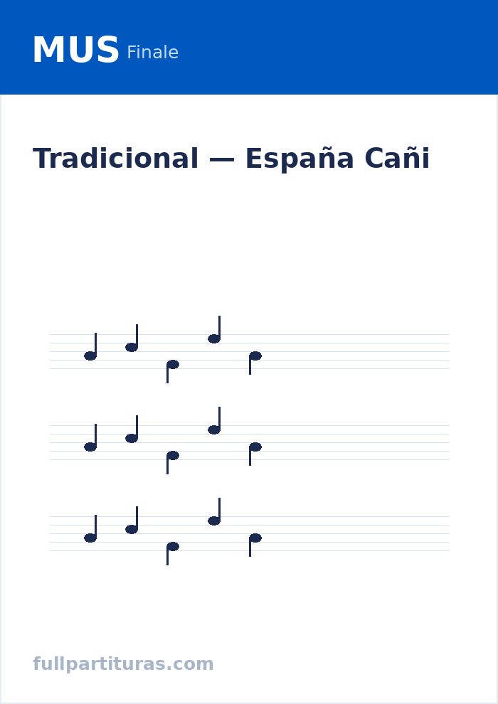 España Cañi — Vorschau