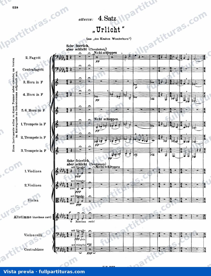 Sinfonía Nº 2: IV. Urlicht — preview