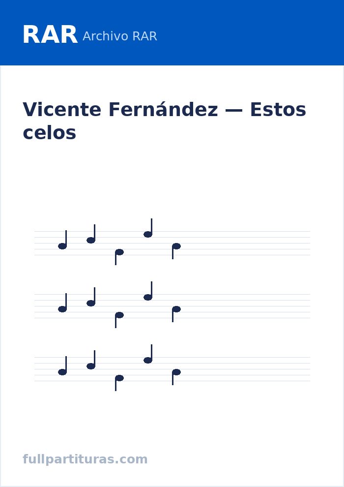 Estos celos — preview