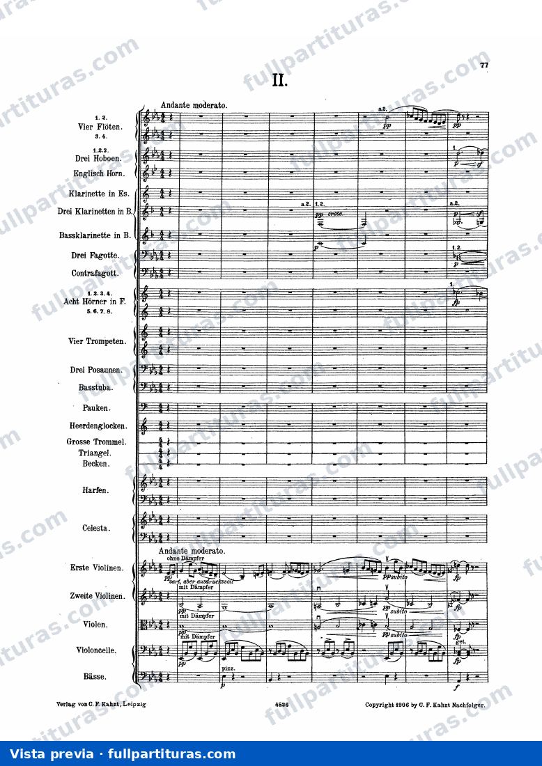 Sinfonía Nº 6: II. Andante moderato — preview
