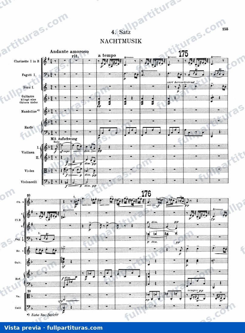 Sinfonía Nº 7: IV. Nachtmusik — preview