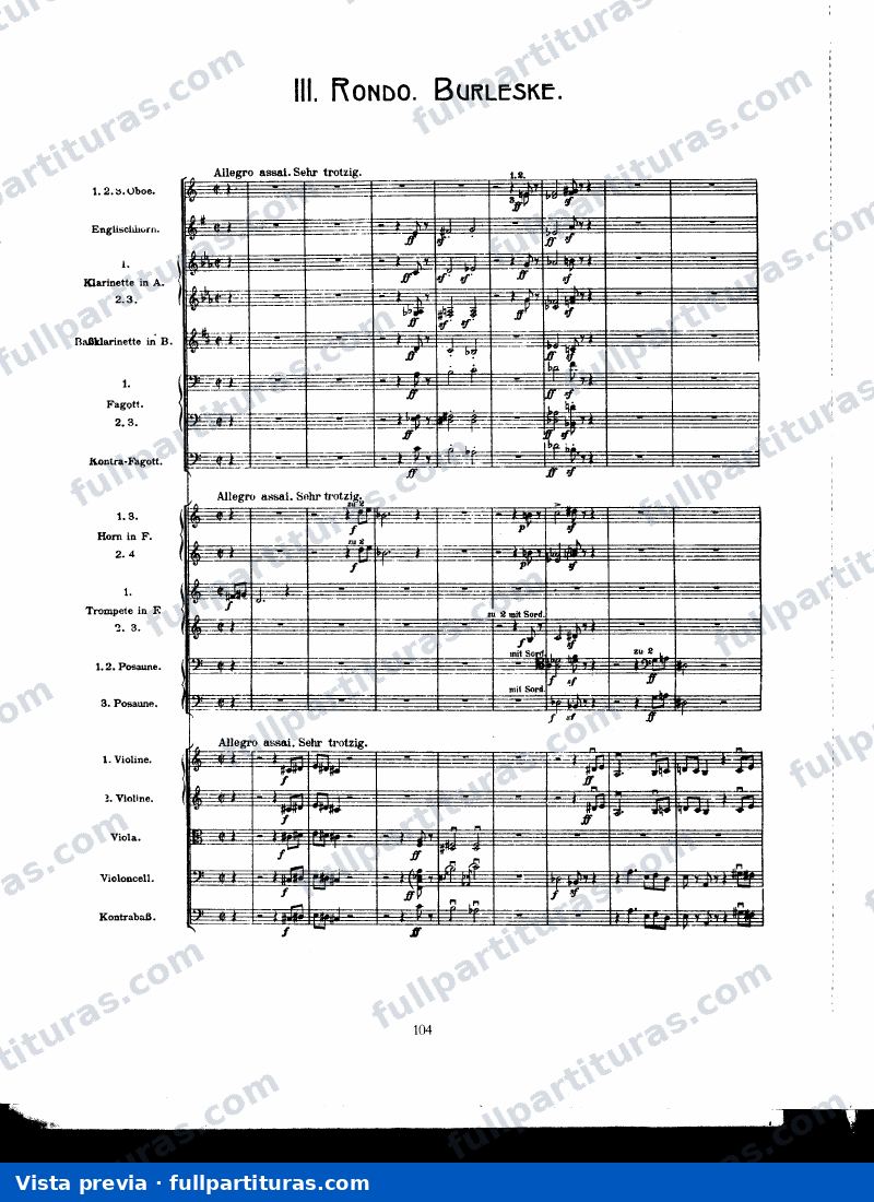 Sinfonía Nº 9: III. Allegro assai. Sehr trotzig. — preview