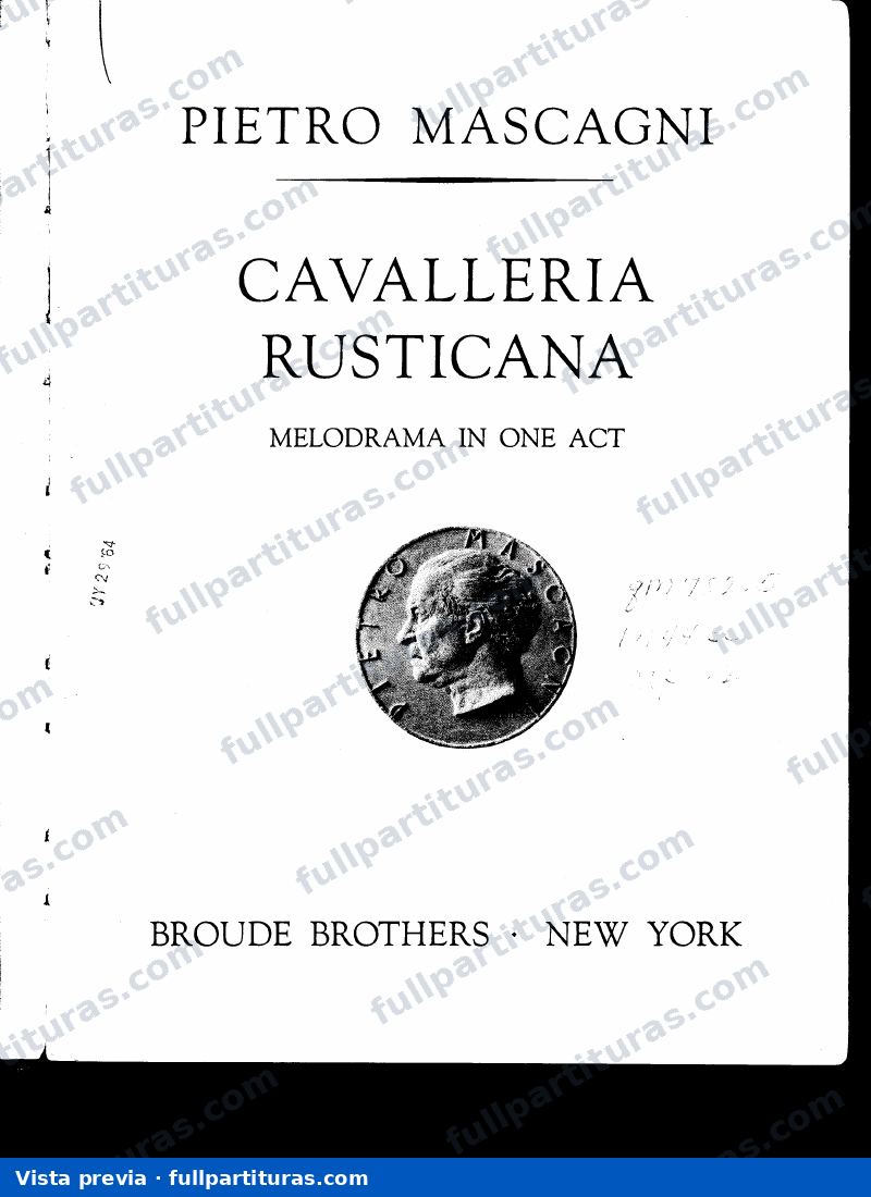 1: Prelude and Siciliana — Vorschau