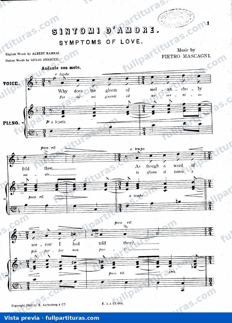 Sintomi d´amore — preview