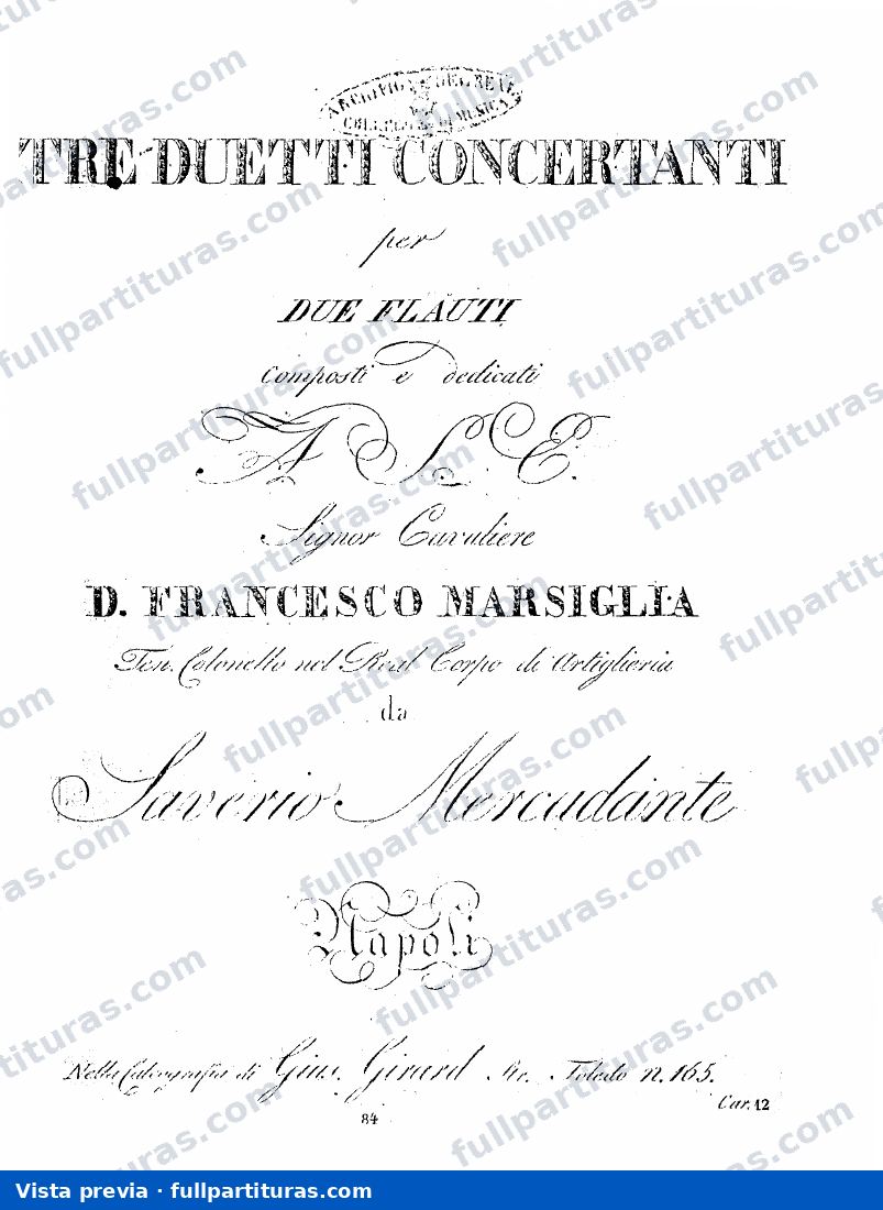 3 Duetti Concertanti per 2 Flauti — Vorschau