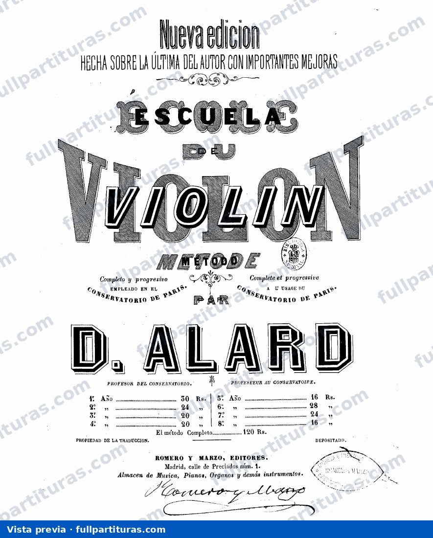 Escuela del Violín — preview