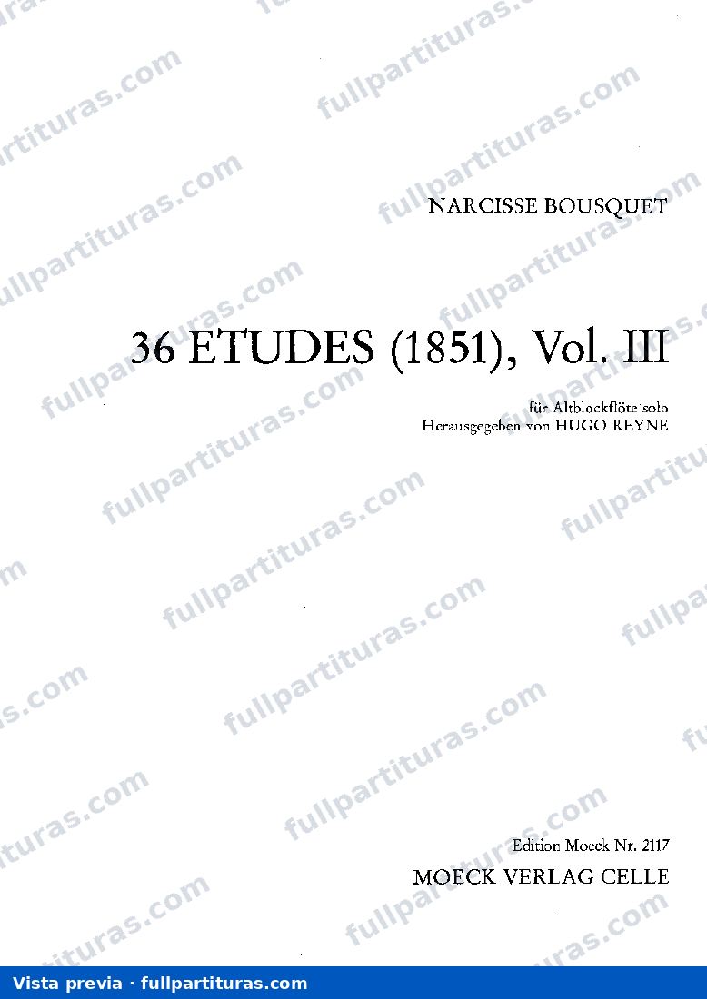 Estudios para flauta de pico vol. 3 — preview