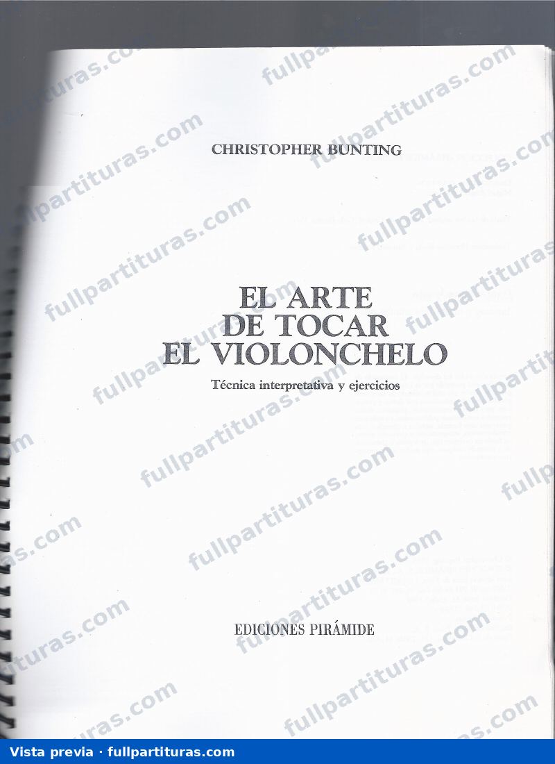 El arte de tocar el violonchelo — preview