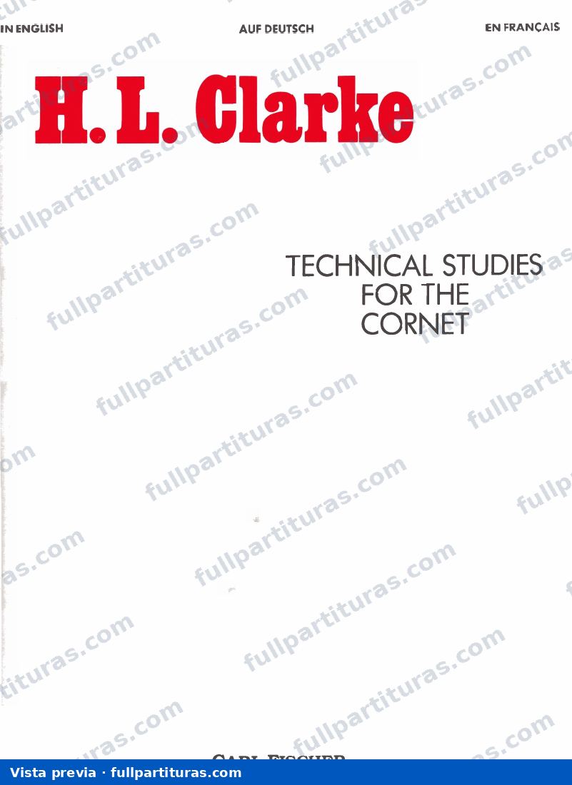Casorti: Tecnical Studies for the Cornet — preview