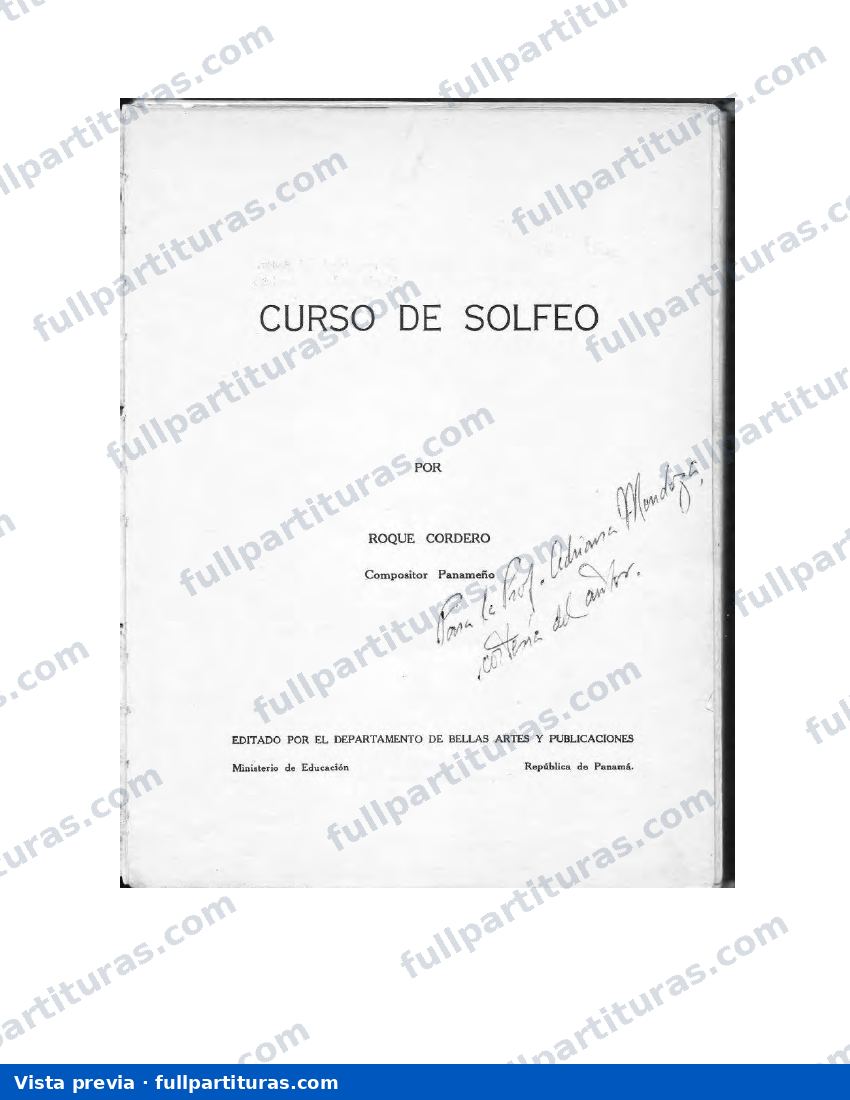 Libro de solfeo — preview
