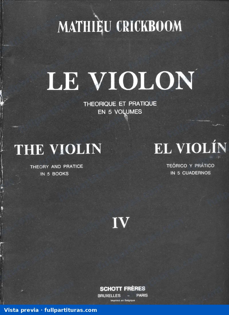 El violín - Libro 4 — preview