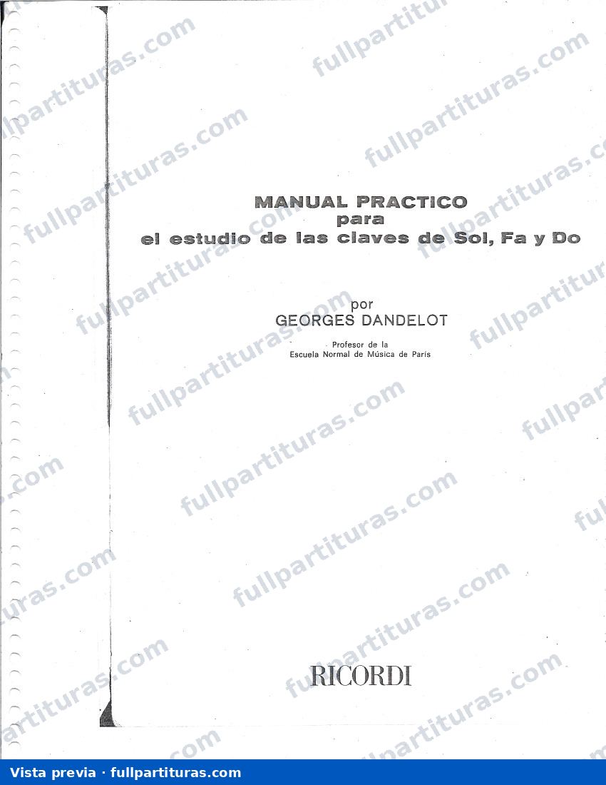 Concone: Manual estudio de las claves — preview