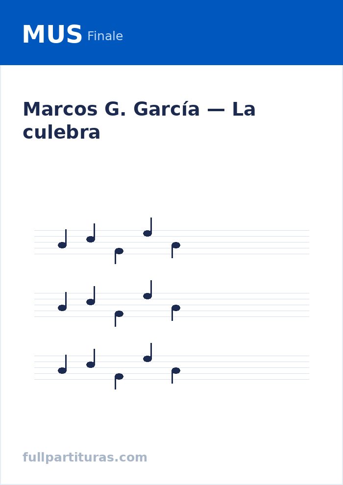 La culebra — Vorschau