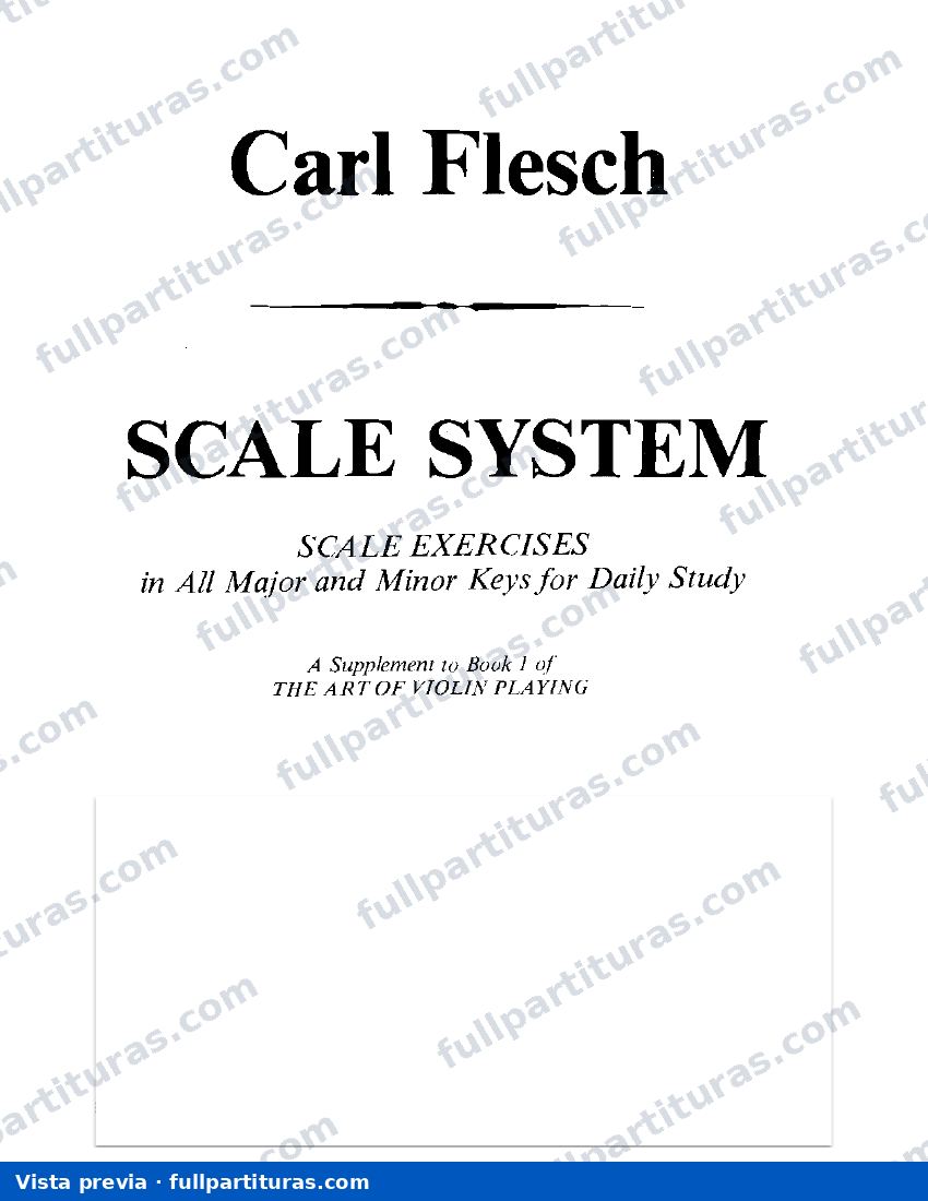 System Scales for violin — preview