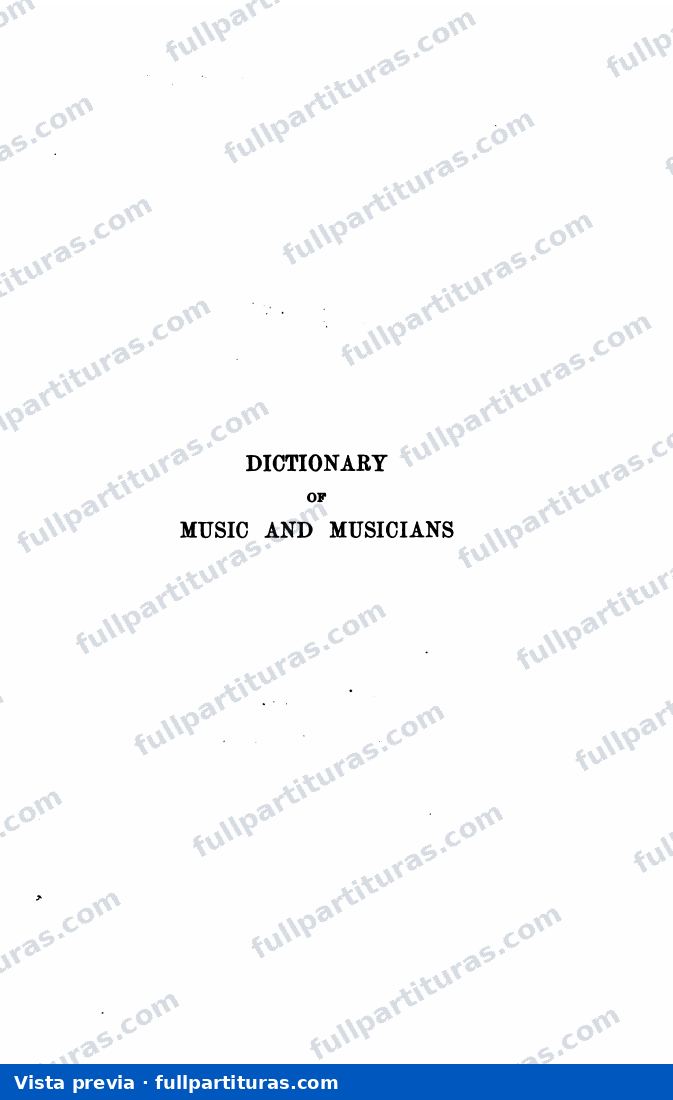 Diccionario de Música: Volumen 6 — preview