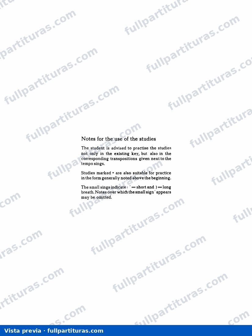 60 Estudios seleccionados para Trompa — preview