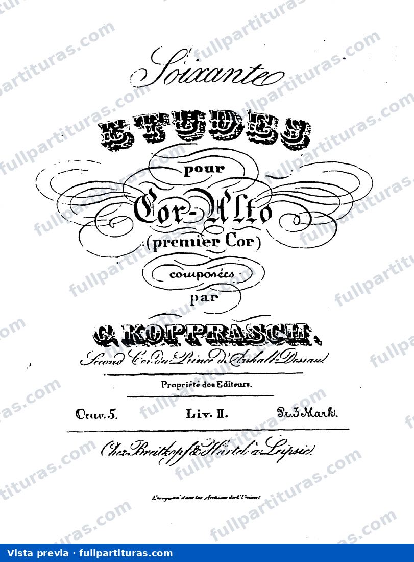Estudios para metales altos op.5 Libro 2 — preview
