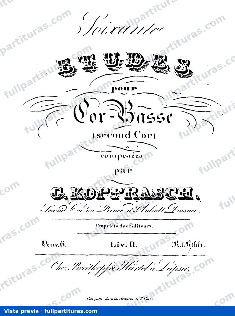 Estudios para metales bajos op.6 Libro 2 — preview
