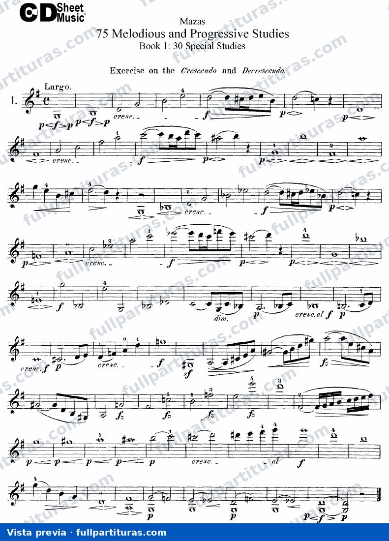 Estudios melodiosos y progresivos Op. 36 Libro 1 — preview
