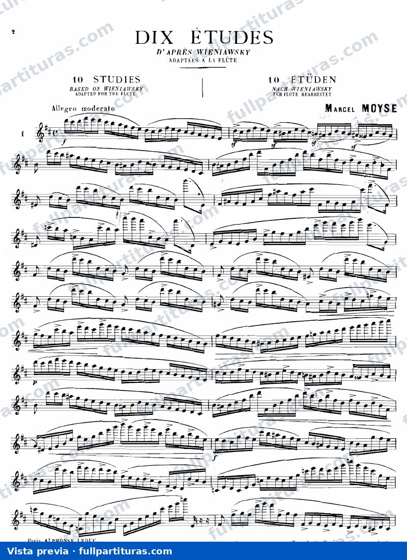 10 estudios sobre Wieniawski — preview