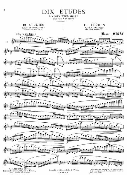 10 estudios sobre Wieniawski — preview