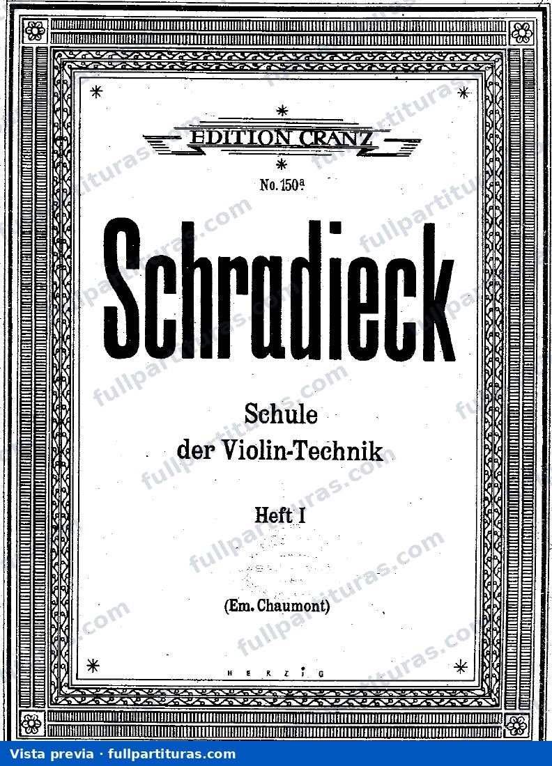 Técnica del Violíin - libro 1 — preview