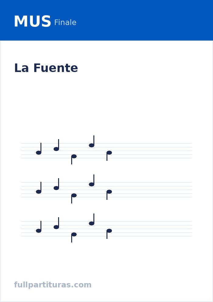 La Fuente — anteprima