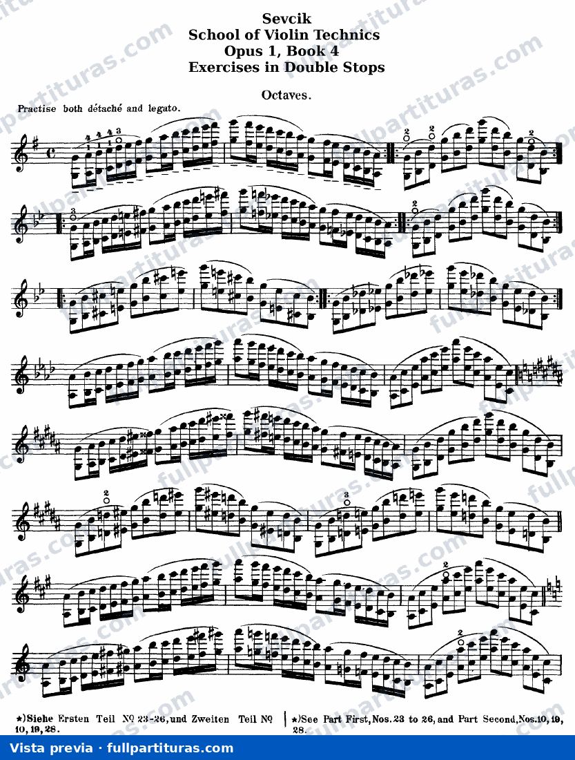 Escuela Técnica del Violín Op. 1: Libro 4 — preview