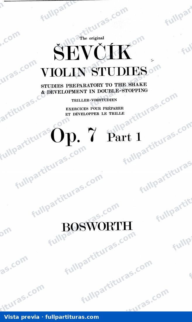 Estudios Preparatorios Op. 7: Libro 1 — preview
